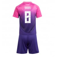 Nemecko Toni Kroos #8 Vonkajší Detský futbalový dres ME 2024 Krátky Rukáv (+ trenírky)